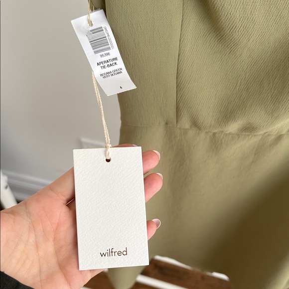 Aritzia Khaki Mini Dress - Picture 3 of 5